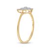 Image 3 : Diamond Teardrop Ring 1/20 Cttw 10kt Yellow Gold