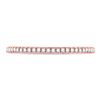 Image 2 : Diamond Single Row Stackable Band Ring 1/8 Cttw 10kt Rose Gold