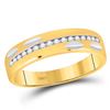 Image 3 : His Hers Diamond Cluster Matching Wedding Set 3/4 Cttw 14kt Yellow Gold