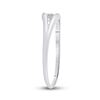 Image 4 : Diamond Solitaire Promise Ring 1/10 Cttw 10kt White Gold