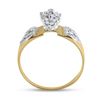 Image 3 : Diamond Mom Mother Ring 1/8 Cttw 10kt Yellow Gold