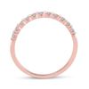 Image 4 : Diamond Stackable Band Ring 1/6 Cttw 10kt Rose Gold