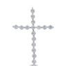 Image 1 : Diamond Cross Pendant 1/8 Cttw Sterling Silver