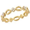 Image 1 : Diamond Stackable Band Ring 1/8 Cttw 14kt Yellow Gold