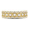 Image 2 : Diamond Triple Row Vintage-inspired Band Ring 1/3 Cttw 10kt Yellow Gold