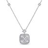 Diamond Filigree Fashion Necklace 1/10 Cttw Sterling Silver