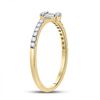 Image 3 : Baguette Diamond Band Ring 1/4 Cttw 14kt Yellow Gold