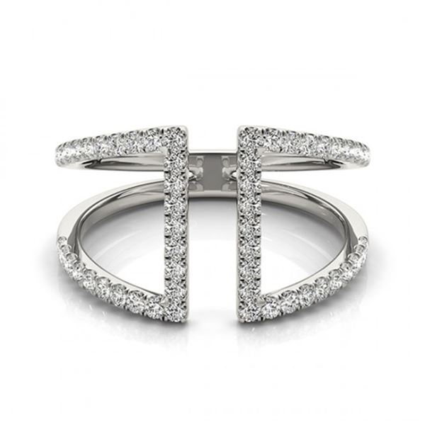 0.75 ctw VS/SI Diamond Fashion Ring 14k White Gold - REF-52G9W