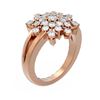 Image 1 : 2 ctw Diamond Ring 18K Rose Gold - REF-158K2Y