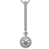 Image 1 : 1.3 ctw Diamond Designer Necklace 18K White Gold - REF-156Y8X