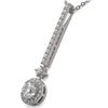 Image 3 : 1.3 ctw Diamond Designer Necklace 18K White Gold - REF-156Y8X