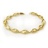 Image 1 : 5.40 ctw Aquamarine Bracelet 10k Yellow Gold - REF-37W9H