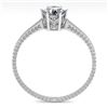 Image 3 : 0.50 ctw VS/SI Diamond Engagment Ring 18k White Gold - REF-96A2N