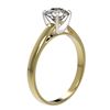 Image 3 : 1.03 ctw Certified Quality Diamond Engagment Ring 10k Yellow Gold - REF-139H2R