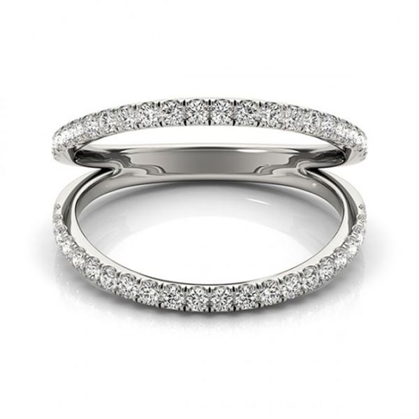 0.33 ctw VS/SI Diamond Fashion Ring 18k White Gold - REF-45M5G