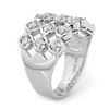 Image 2 : 1.0 ctw Certified VS/SI Diamond Ring 14k White Gold - REF-99H3R