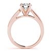 Image 3 : 0.85 ctw Certified VS/SI Diamond 2pc Wedding Set 14k Rose Gold - REF-94N6F