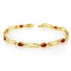 Image 1 : 2.62 ctw Ruby & Diamond Bracelet 10k Yellow Gold - REF-20N3F
