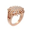 Image 1 : 0.77 ctw Diamond Ring 18K Rose Gold - REF-140N5F