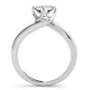 Image 3 : 0.5 ctw Certified VS/SI Diamond Bypass 2pc Wedding Set 14k White Gold - REF-71A2N