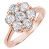 Image 1 : 1.50 ctw Certified VS/SI Diamond Ring 14k Rose Gold - REF-166N8F