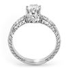 Image 2 : 1.0 ctw Certified VS/SI Diamond Solitaire Ring 18k White Gold - REF-129M3G