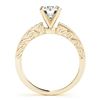 Image 2 : 0.5 ctw Certified VS/SI Diamond Micro Pave Ring 18k Yellow Gold - REF-54X3A