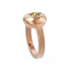 Image 2 : 0.52 ctw Fancy Yellow Diamond Ring 18K Rose Gold - REF-124K9Y