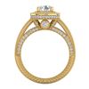 Image 3 : 2.8 ctw VS/SI Diamond Solitaire Art Deco Ring 18k Yellow Gold - REF-527N3F