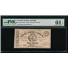 Image 1 : 5 Cent Raleigh NC Obsolete Note PMG 64EPQ