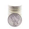 Image 1 : Roll of (20) Brilliant Uncirculated 1922 $1 Peace Silver Dollar Coins