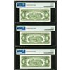 Image 2 : 1963 $2 Legal Tender (3) Consecutive Notes PMG 67EPQ