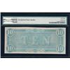 Image 2 : 1864 $10 T-68 Confederate PMG 58EPQ