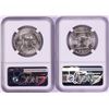 Image 2 : Lot of (2) 1956 Franklin Half Dollar Coins NGC MS64