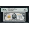 Image 1 : 1928 $50 Gold Certificate PMG 53