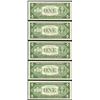 Image 2 : (5) Consecutive 1935G $1 Silver Certificates