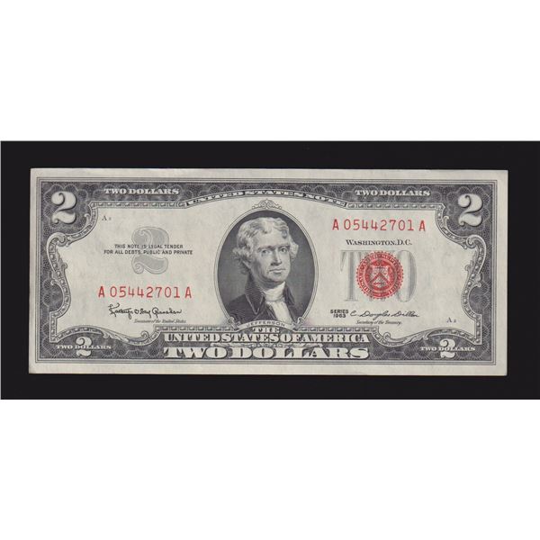 1963 $2 Legal Tender Note