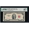 Image 1 : 1953C $2 Legal Tender Note PMG 67EPQ