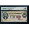 Image 1 : 1882 $100 Gold Certificate PMG 35