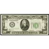 Image 1 : 1934A $20 New York Federal Reserve Note