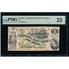 Image 1 : 1862 $1 T-45 Confederate PMG 25