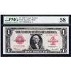 Image 1 : 1923 $1 Red Seal Legal Tender Note PMG 58