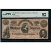 Image 1 : 1864 $100 T-65 Confederate PMG 62