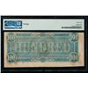 Image 2 : 1864 $100 T-65 Confederate PMG 62