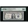 Image 1 : 1935B $1 Silver Certificate PMG 66EPQ