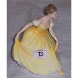 7½" ROYAL DOULTON FIGURINE "SPRING SONG" H
