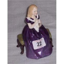 4½" ROYAL DOULTON FIGURINE "AFFECTION" HN 