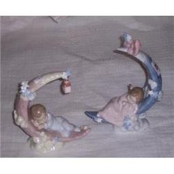PAIR OF LLADRO FIGURE AND FIGURINE ORNAMEN