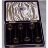Image 1 : CASED SET OF 6 BIRMINGHAM SILVER COFFEE BE