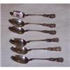 Image 1 : SET OF 6 GEORGIAN GLASGOW SILVER SPOONS DA